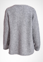 Soft Bouclé Strickjacke im Teddy-Look