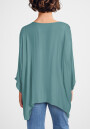 Blusentunika oversized mit Fledermausärmel und Halskette