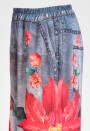 Marlenehose in Jeans-Optik mit weitem Bein
