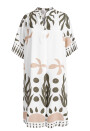Weites Sommerkleid wadenlang kurzarm