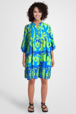 Tunikakleid Boho-Kleid mit V-Ausschnitt