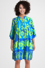 Tunikakleid Boho-Kleid mit V-Ausschnitt