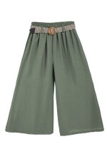Culotte Sommerhose in 7/8-Länge mit Gürtel