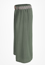 Culotte Sommerhose in 7/8-Länge mit Gürtel