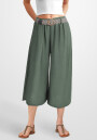 Culotte Sommerhose in 7/8-Länge mit Gürtel