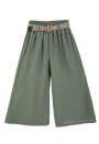 Culotte Sommerhose in 7/8-Länge mit Gürtel