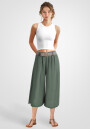 Culotte Sommerhose in 7/8-Länge mit Gürtel
