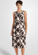 Jerseykleid mit Trägern gemustert ärmellos