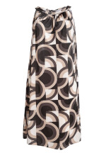 Jerseykleid mit Trägern gemustert ärmellos