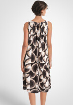 Jerseykleid mit Trägern gemustert ärmellos