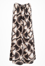 Jerseykleid mit Trägern gemustert ärmellos