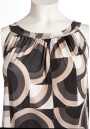 Jerseykleid mit Trägern gemustert ärmellos