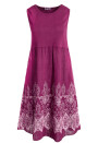 Ärmelloses Trägerkleid aus Rippstrick