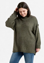 Pullover Grobstrick mit Rundhalsausschnitt