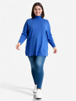 Stricktunika mit Rollkragen