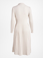 Midikleid Strickkleid tailliert mit ausgestelltem Rockteil