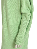 Oversized langer Rollkragenpullover Fledermausärmel Vokuhila