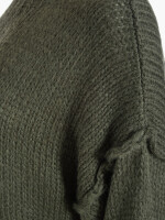 Oversize Pullover Grobstrick mit Rundhalsausschnitt