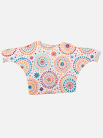 Fledermauspullover mit Mandala-Muster