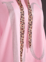 Oversize Jersey Kapuzensweatshirt LOVE Hoodie