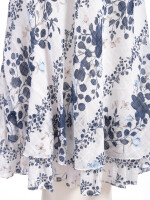 Florales Sommerkleid mit Volantsaum