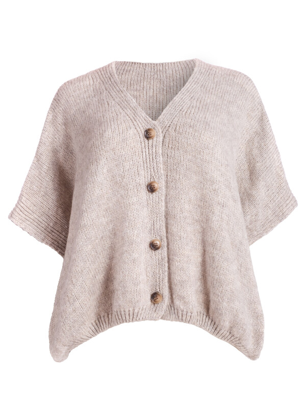 Oversize Strickweste Grobstrick