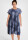 Baumwollkleid mit Blumenmuster kurzarm