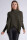 Oversized Rippstrick Pullover Damen Fledermausärmel Stehkragen