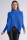 Oversized Rippstrick Pullover Damen Fledermausärmel Stehkragen