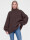 Ultra-Oversized Grobstrick-Pullover mit Ballonärmeln