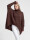 Extrem-Oversized Rollkragenpullover im Vokuhila-Schnitt