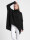 Extrem-Oversized Rollkragenpullover im Vokuhila-Schnitt