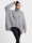 Extrem-Oversized Rollkragenpullover im Vokuhila-Schnitt