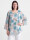 Chiffon-Kurztunika mit Blumenmuster