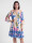 Boho-Kleid mit Carmen-Ausschnitt und Volants