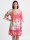 Boho-Kleid mit Carmen-Ausschnitt und Volants