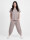 Oversized Kurzarm Sweatanzug Set mit 7/8-Hose Jogginganzug