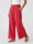 Wide-Leg Leinenhose Schlupfhose mit weitem Bein und Gürtel