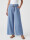 Wide-Leg Leinenhose Schlupfhose mit weitem Bein und Gürtel
