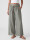 Wide-Leg Leinenhose Schlupfhose mit weitem Bein und Gürtel
