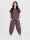 Oversized Kurzarm Sweatanzug Set mit 7/8-Hose Jogginganzug