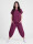 Oversized Kurzarm Sweatanzug Set mit 7/8-Hose Jogginganzug