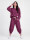 Oversized Jersey-Sweatanzug Set mit 7/8-Hose Jogginganzug